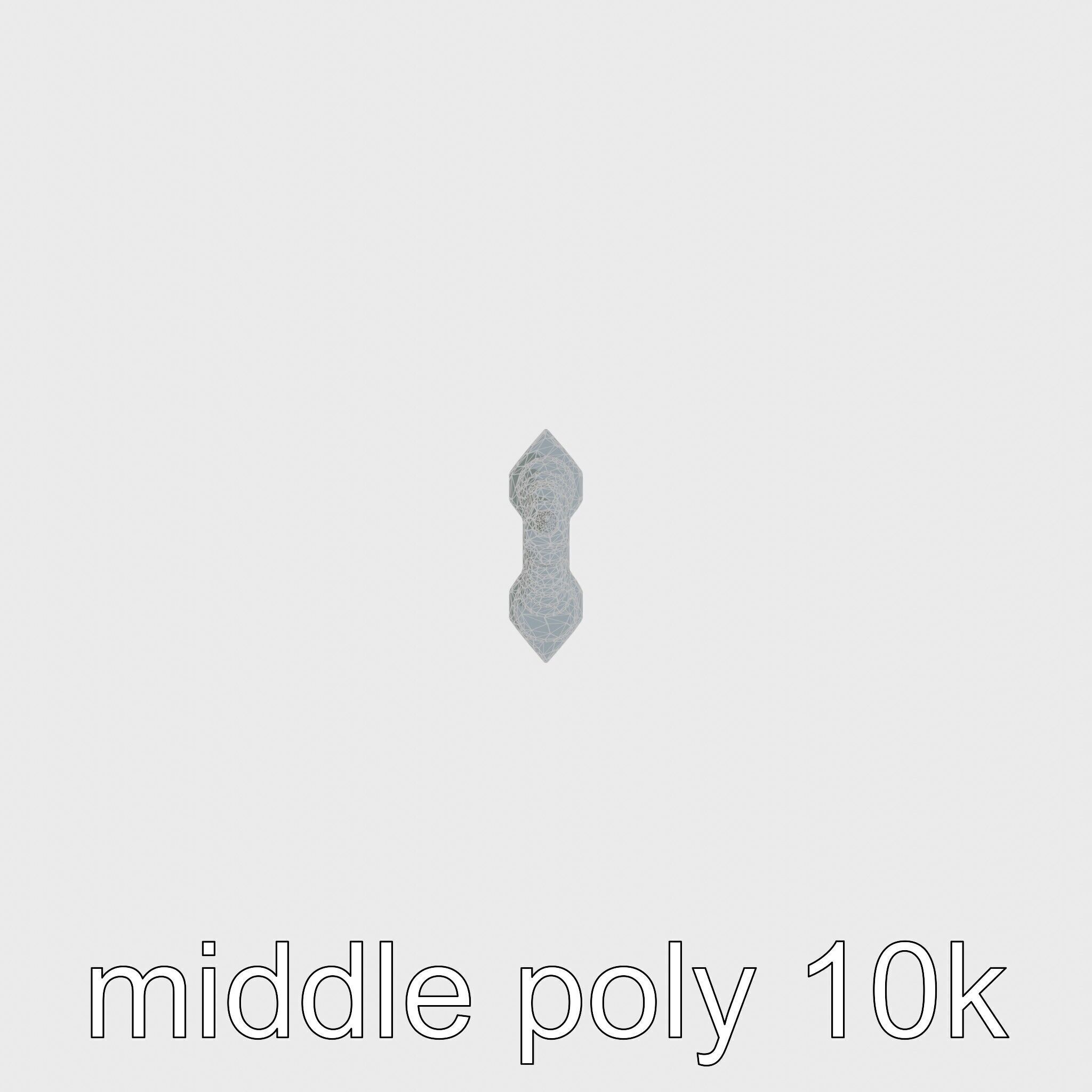 Burj Khalifa Tower Architectural Model Low-poly 3D model_31