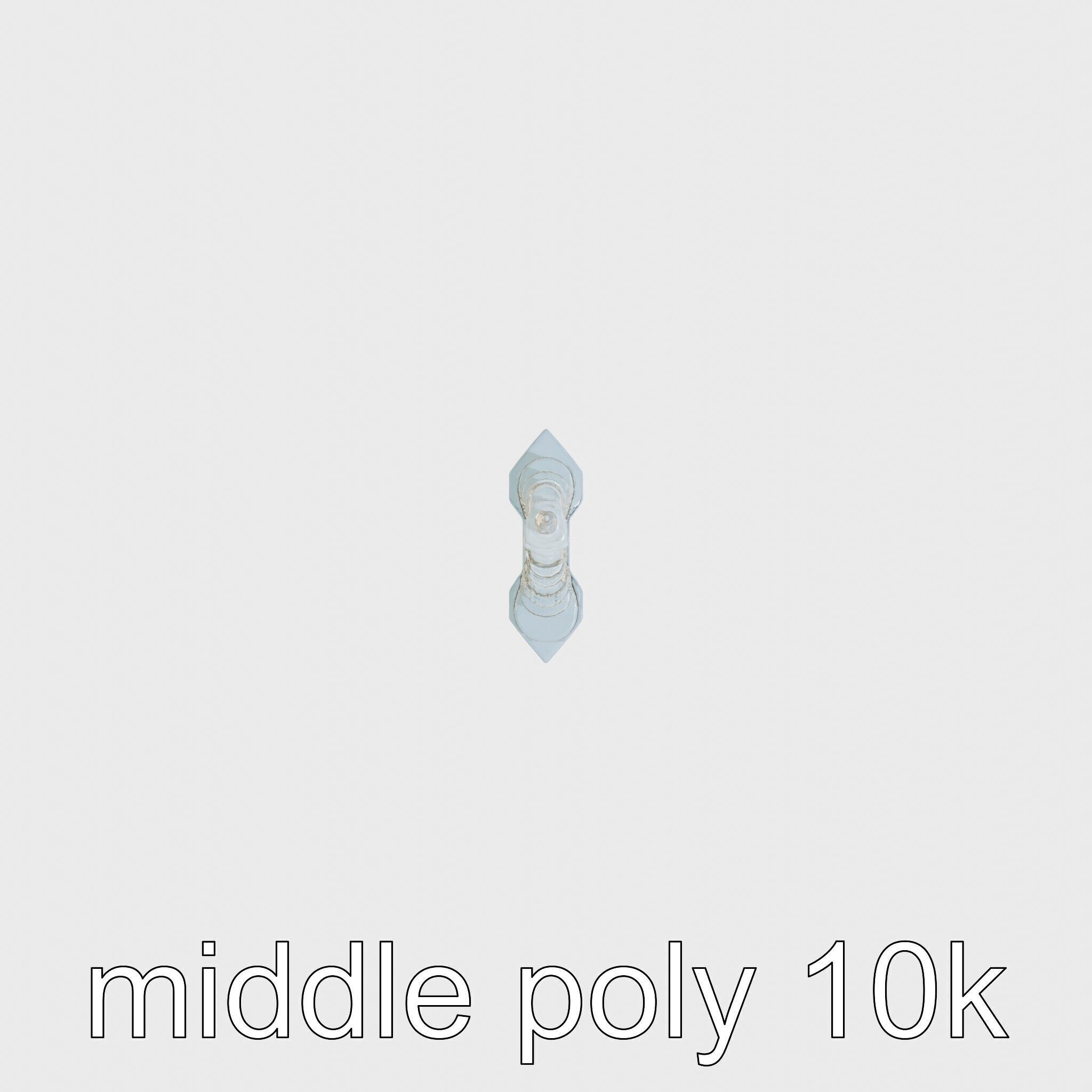 Burj Khalifa Tower Architectural Model Low-poly 3D model_18