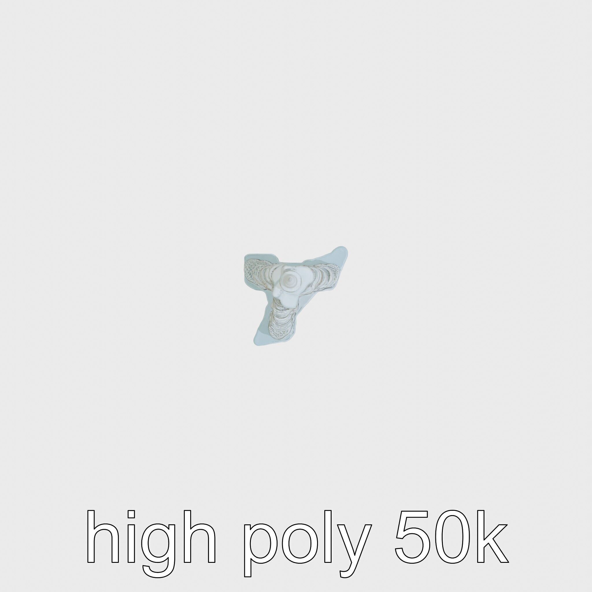 Burj Khalifa Tower Architectural Model Low-poly 3D model_15