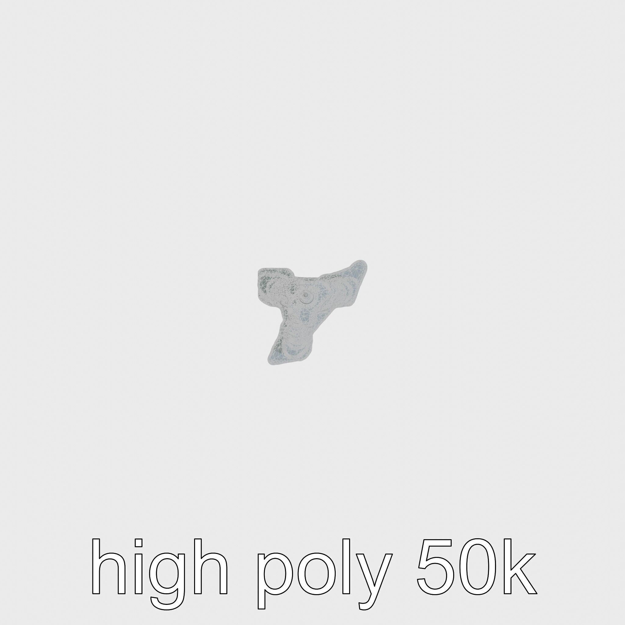 Burj Khalifa Tower Architectural Model Low-poly 3D model_32
