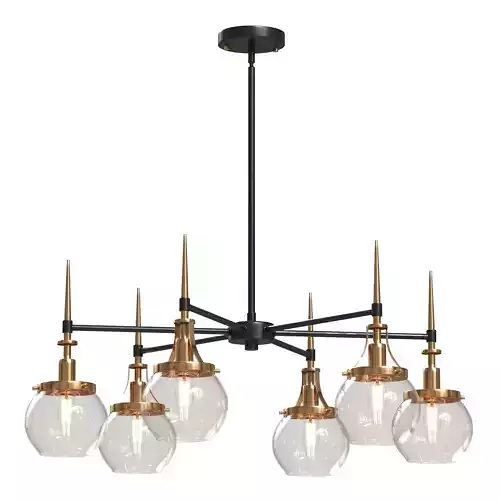Loram 6 Light Dimmable Chandelier