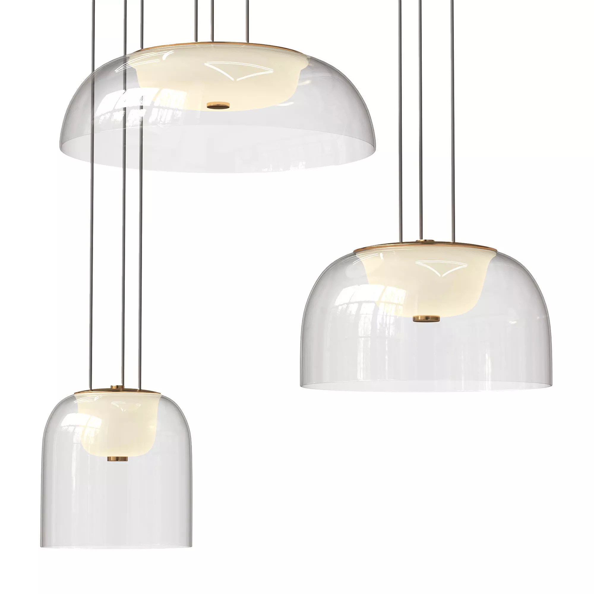 Pendant lamp CLARITY 3D model_0