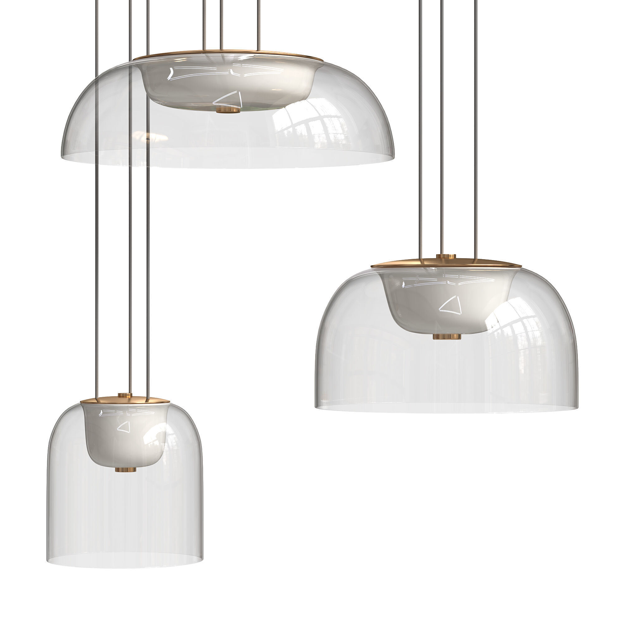 Pendant lamp CLARITY 3D model_1