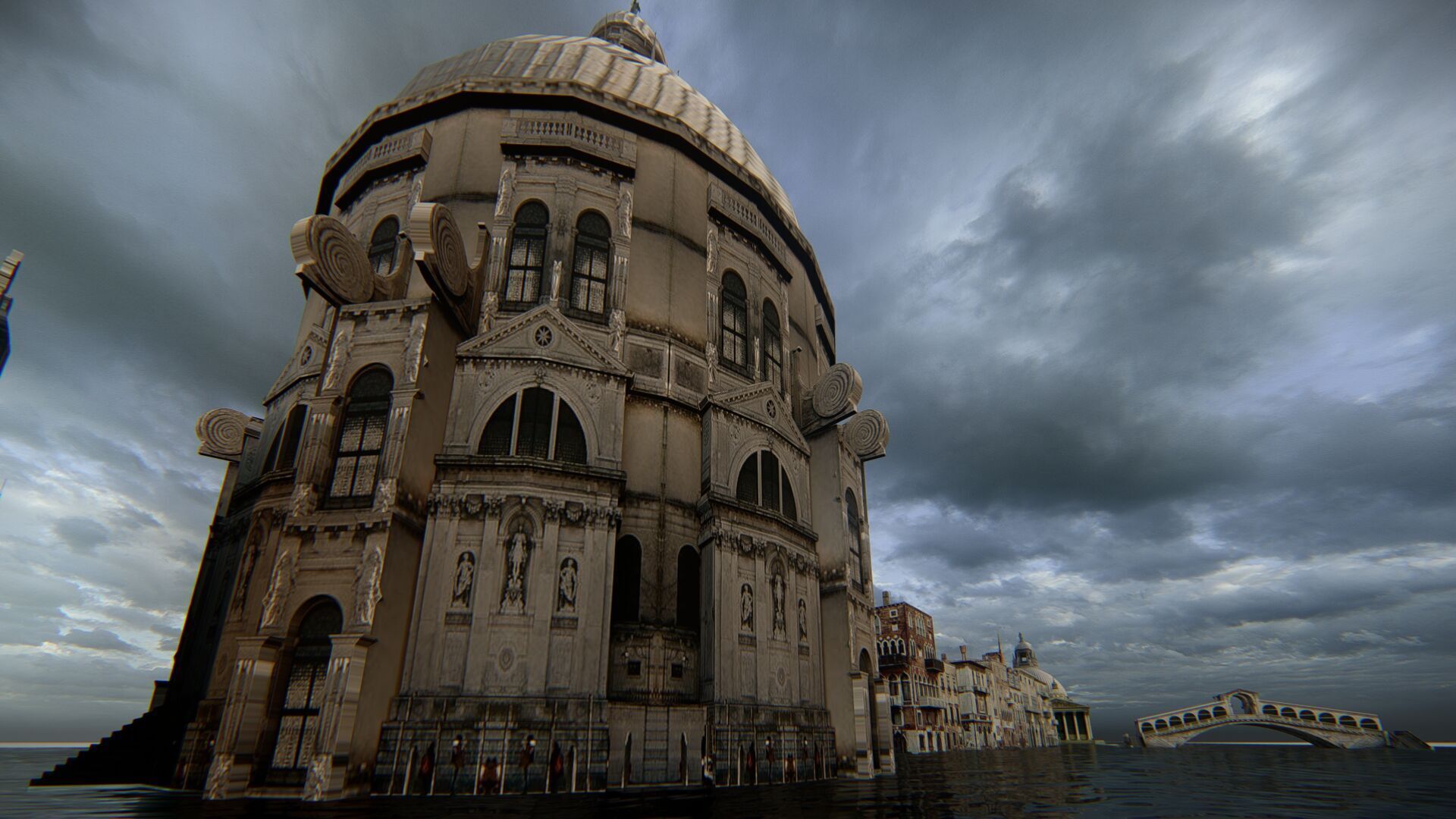 Venice Scene 3D model_9