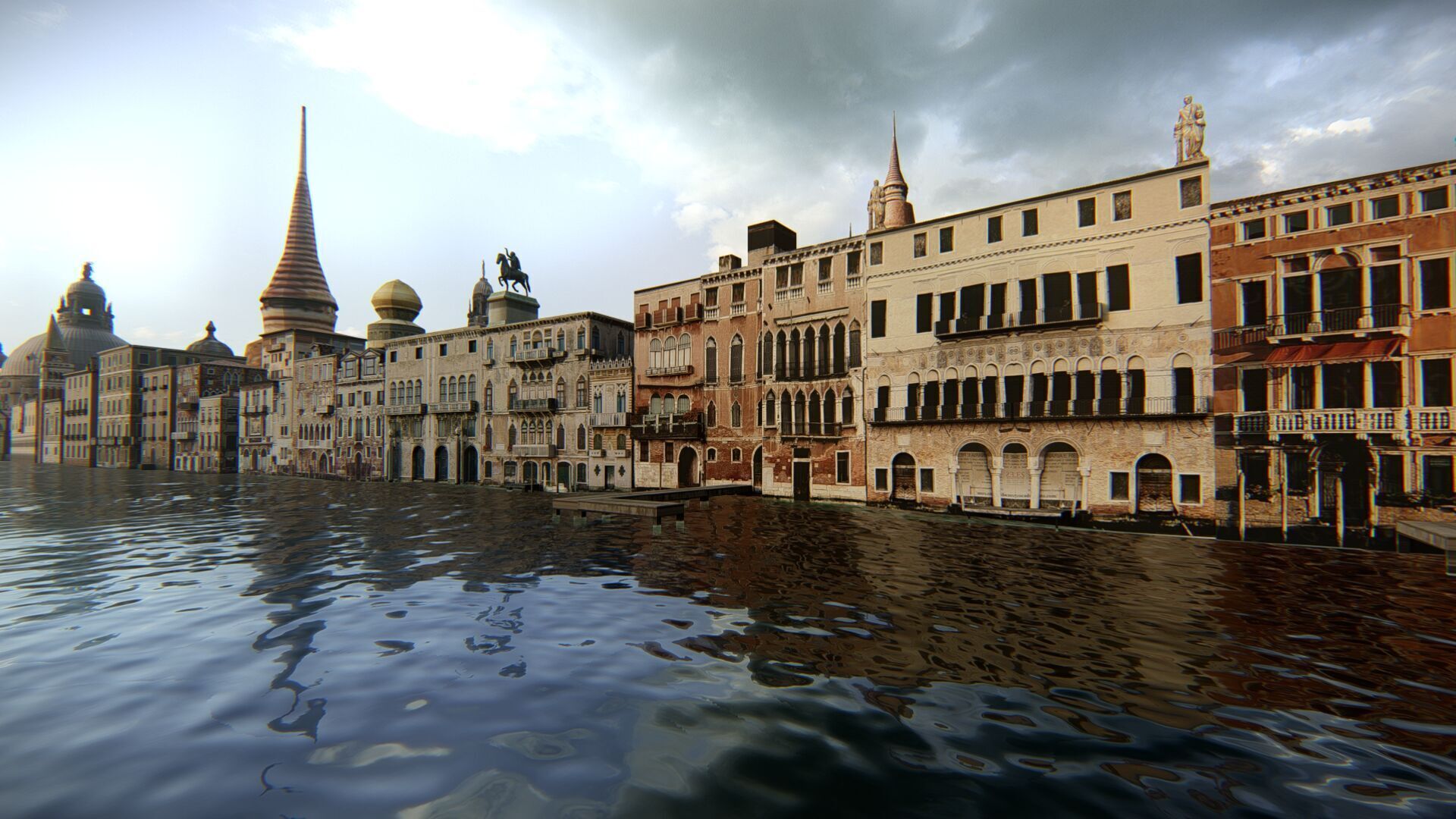 Venice Scene 3D model_5