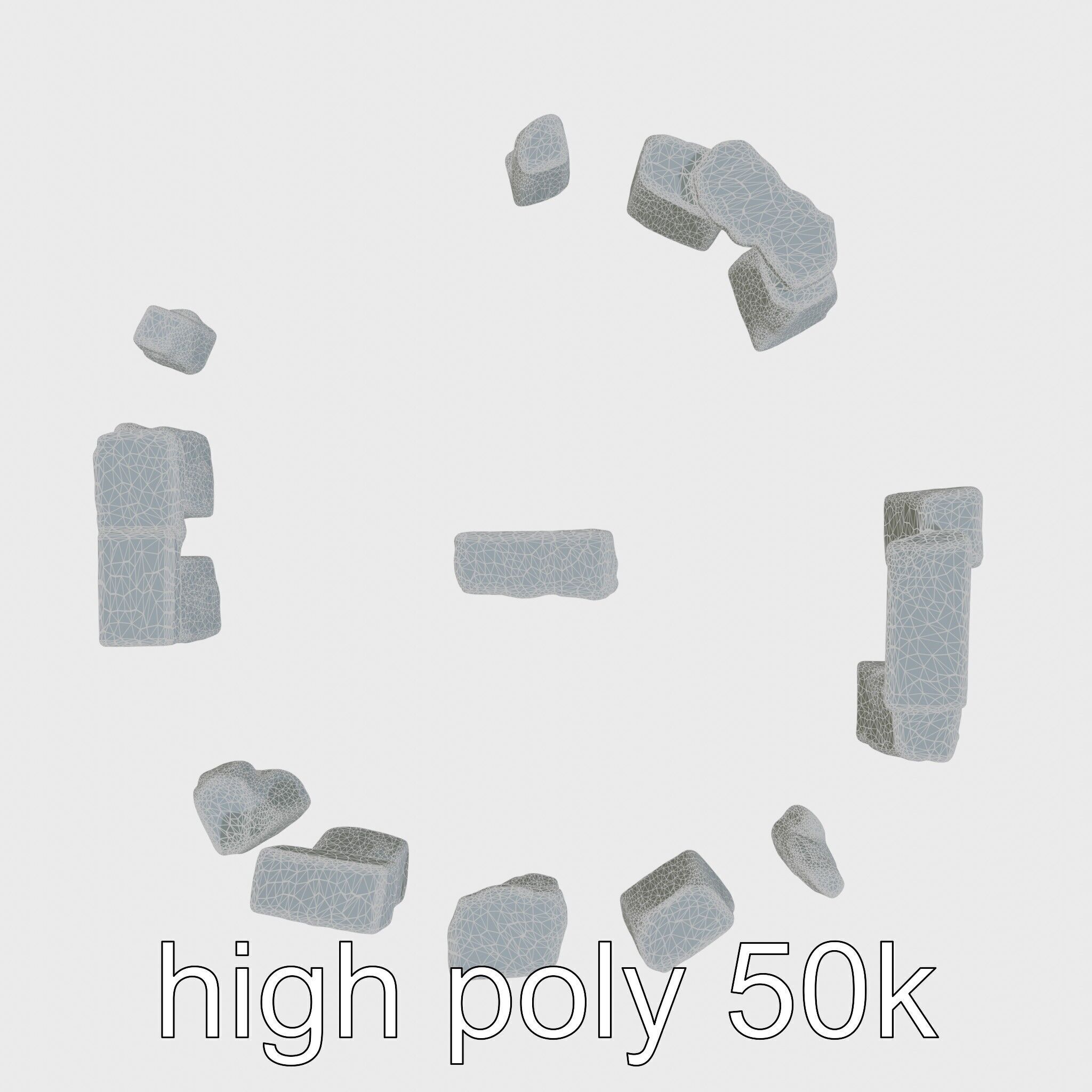 Stonehenge Ancient Monument 3D Model Low-poly 3D model_29