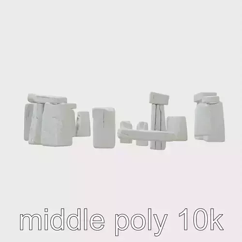 Stonehenge Ancient Monument 3D Model