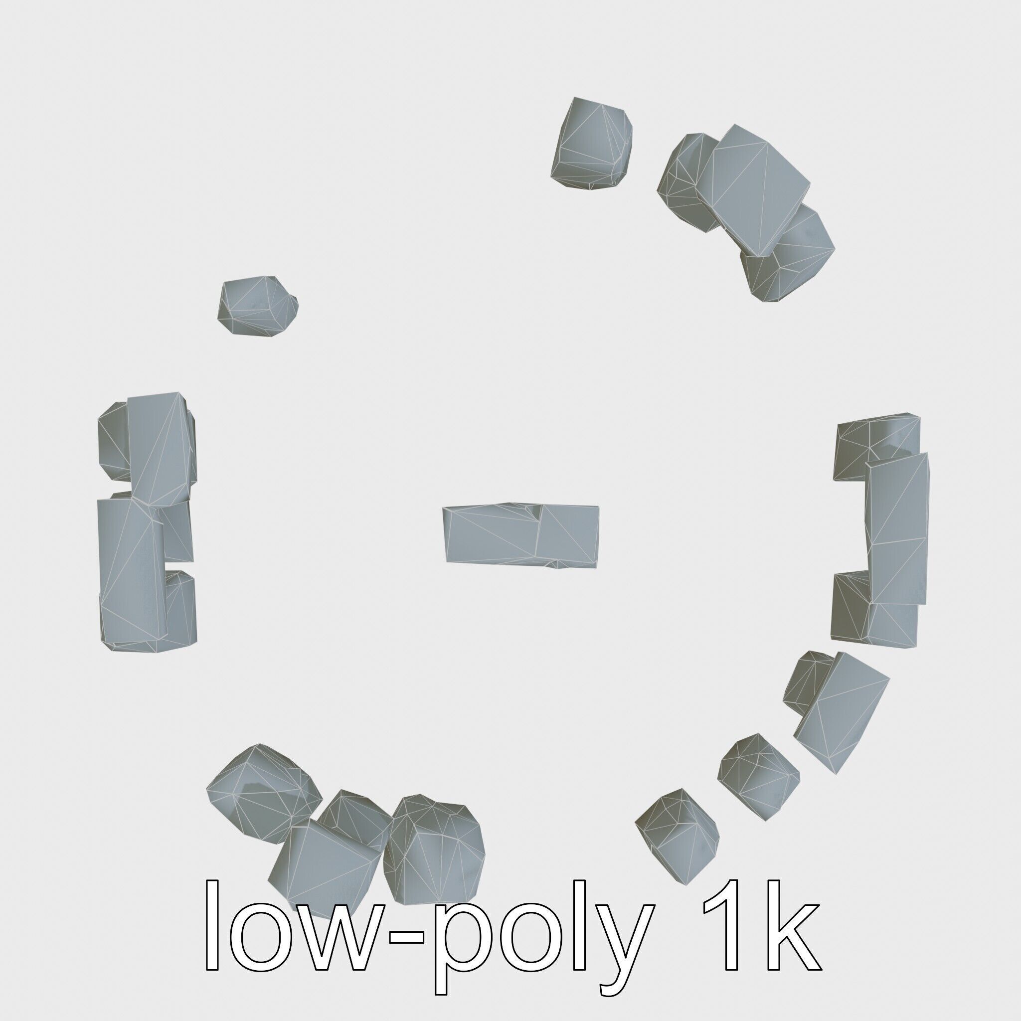 Stonehenge Ancient Monument 3D Model Low-poly 3D model_31