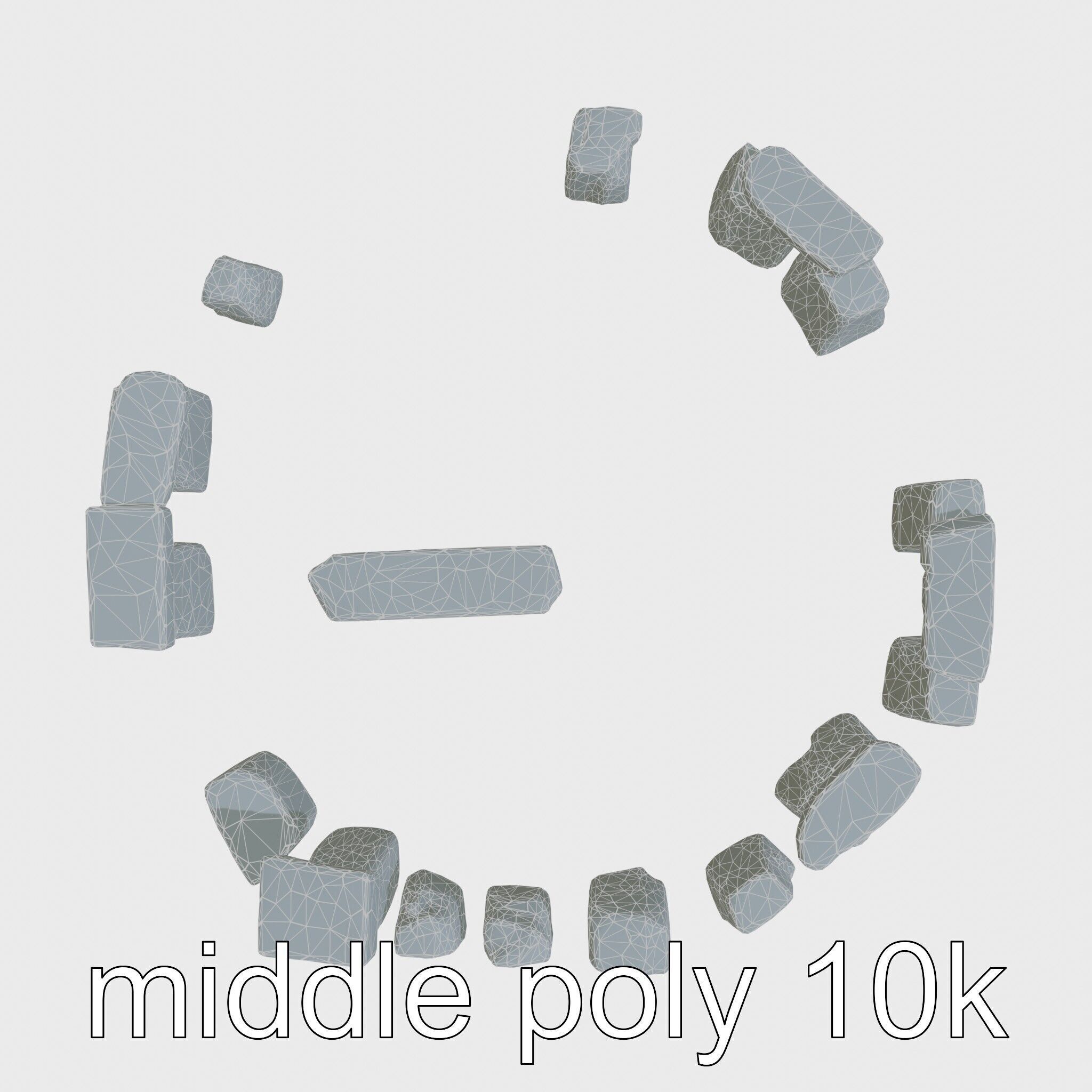 Stonehenge Ancient Monument 3D Model Low-poly 3D model_23