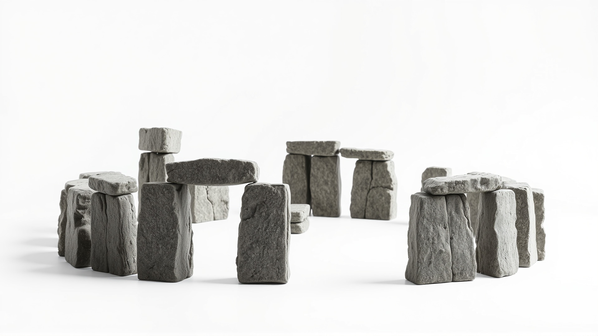 Stonehenge Ancient Monument 3D Model Low-poly 3D model_6