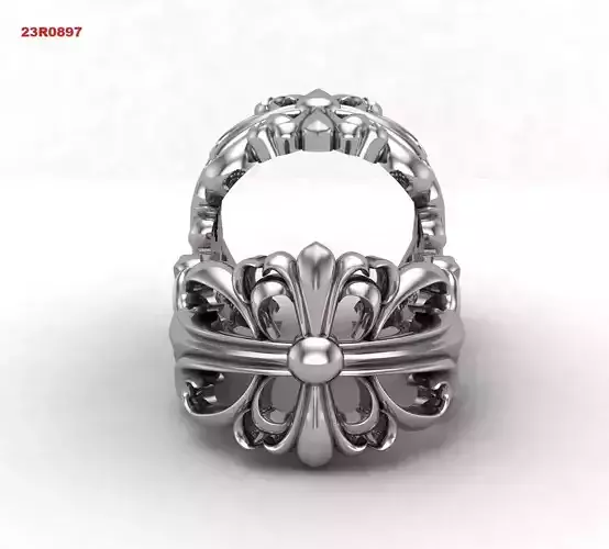 DOUBLE FLORAL RING