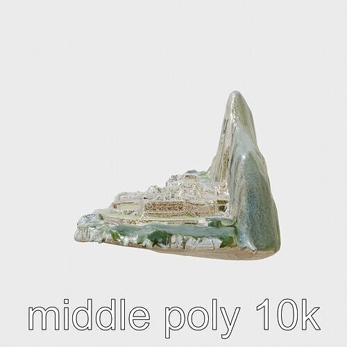 Machu Picchu Ancient Incan City Model Low-poly 3D model