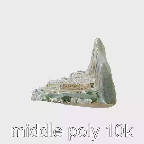 Machu Picchu Ancient Incan City Model