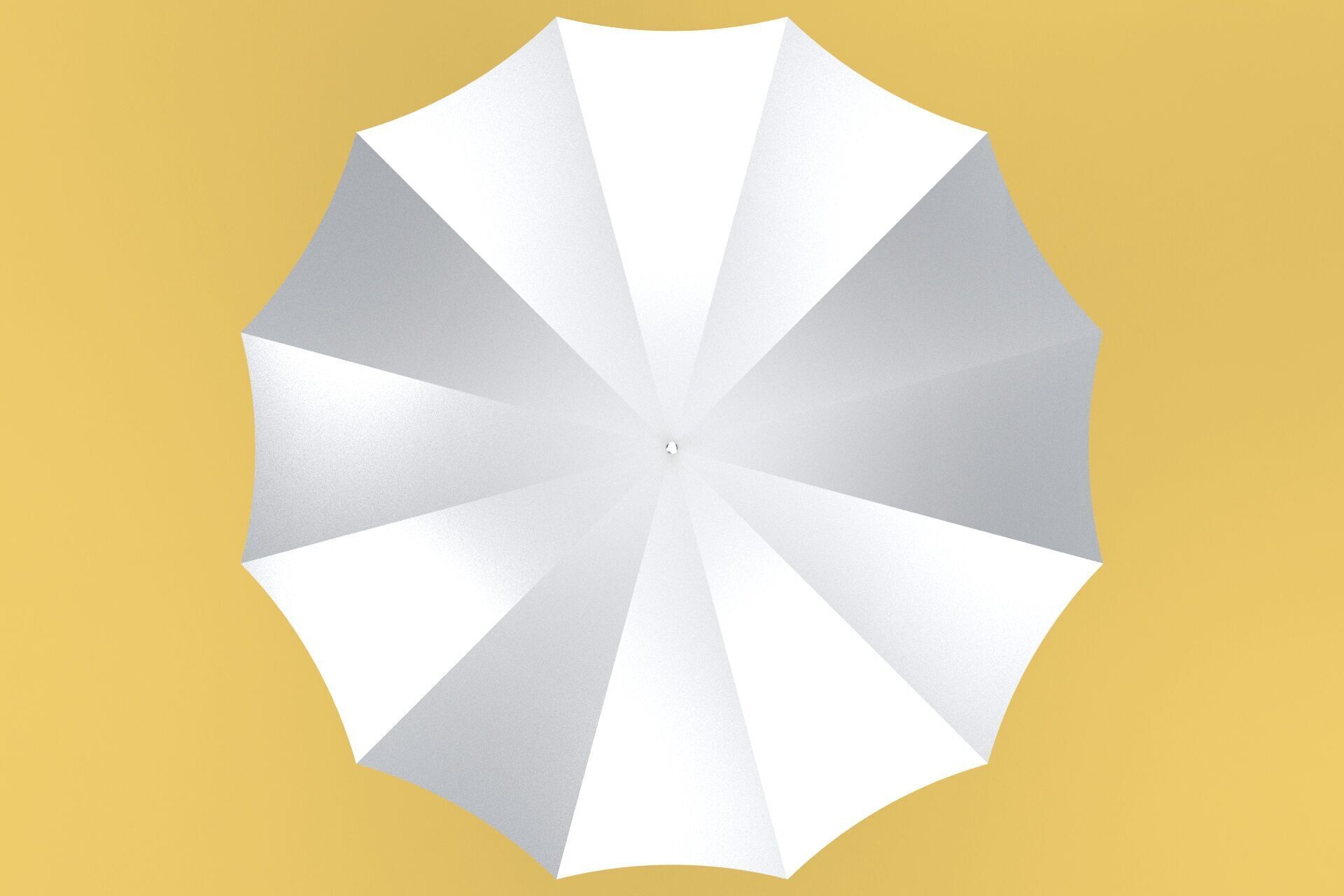 KNUCKLE SAFE UMBRELLA FINGER HOLE GRIP HAND TEXTING IN THE RAIN 3D model_8