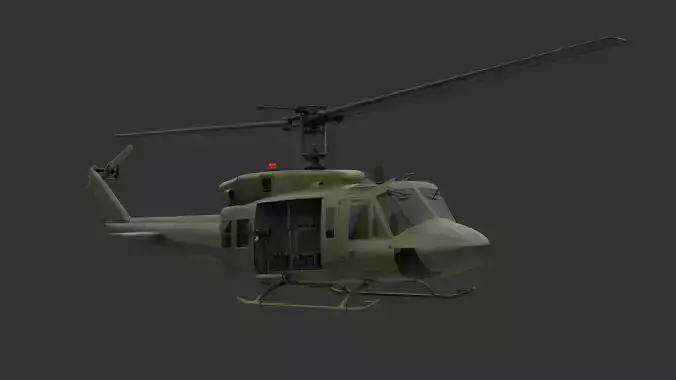 Bell 212 Helicopter 