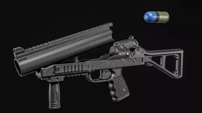  BT GL06 Grenade Launcher Low-poly 3D model