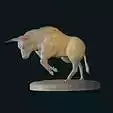 Spanish bull charging stl
