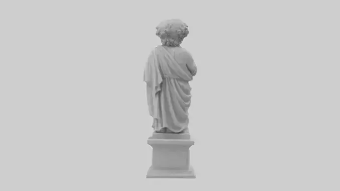 Greek Philosopher statue model