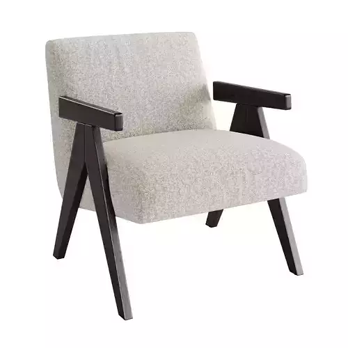 Barker armchair 3D model