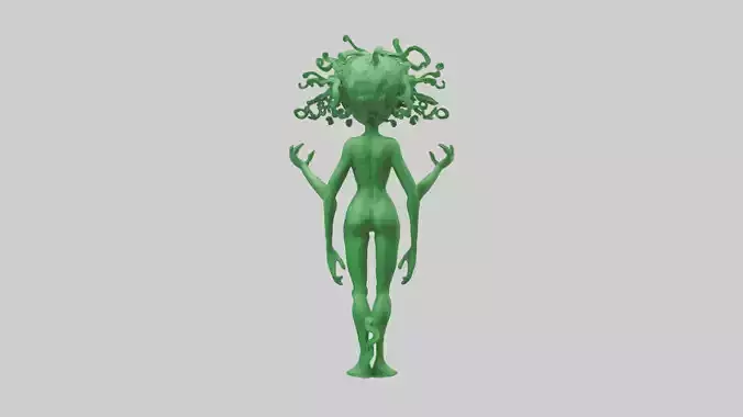 Green Visionary Statue model