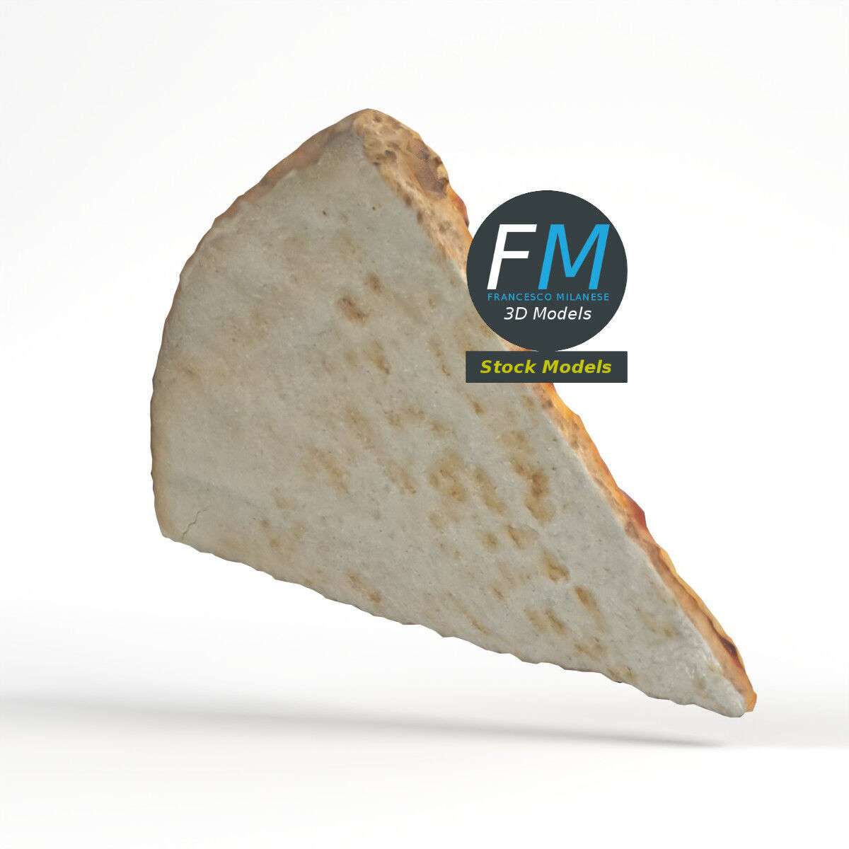 Pizza slice 3D model_4