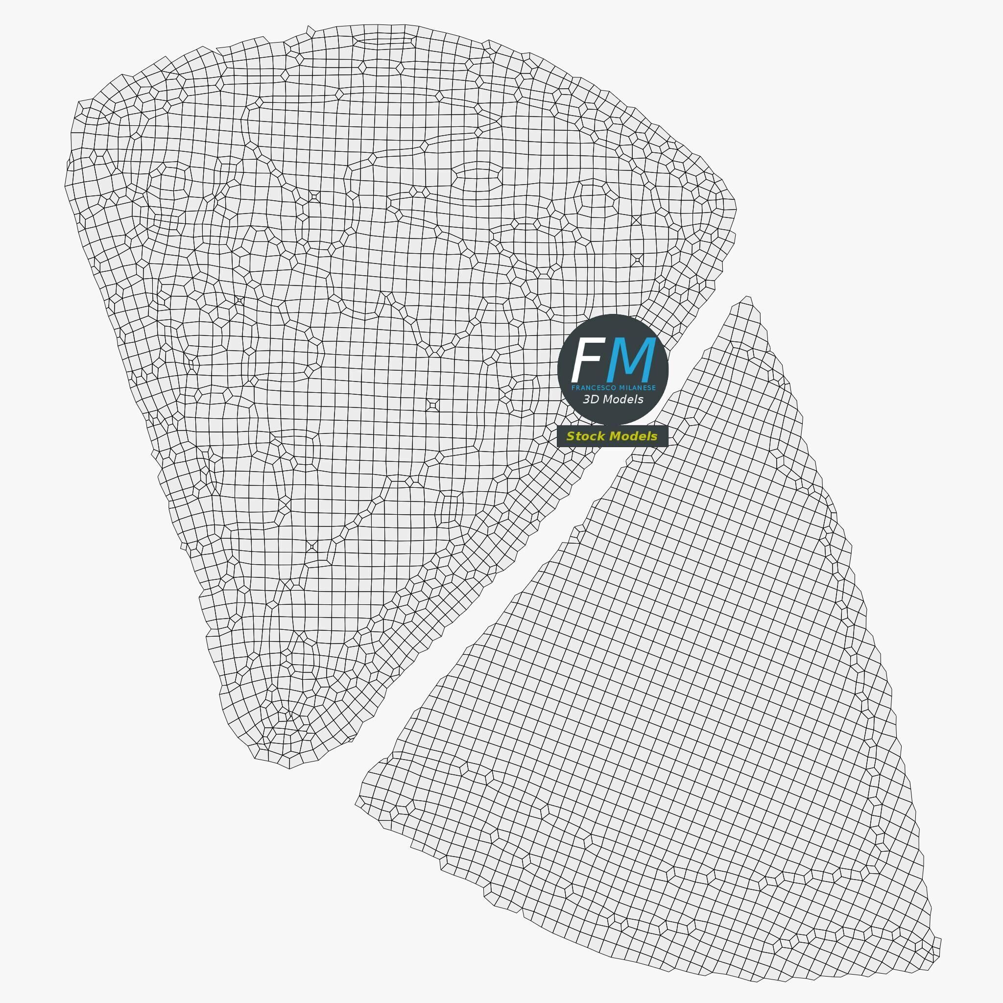 Pizza slice 3D model_11