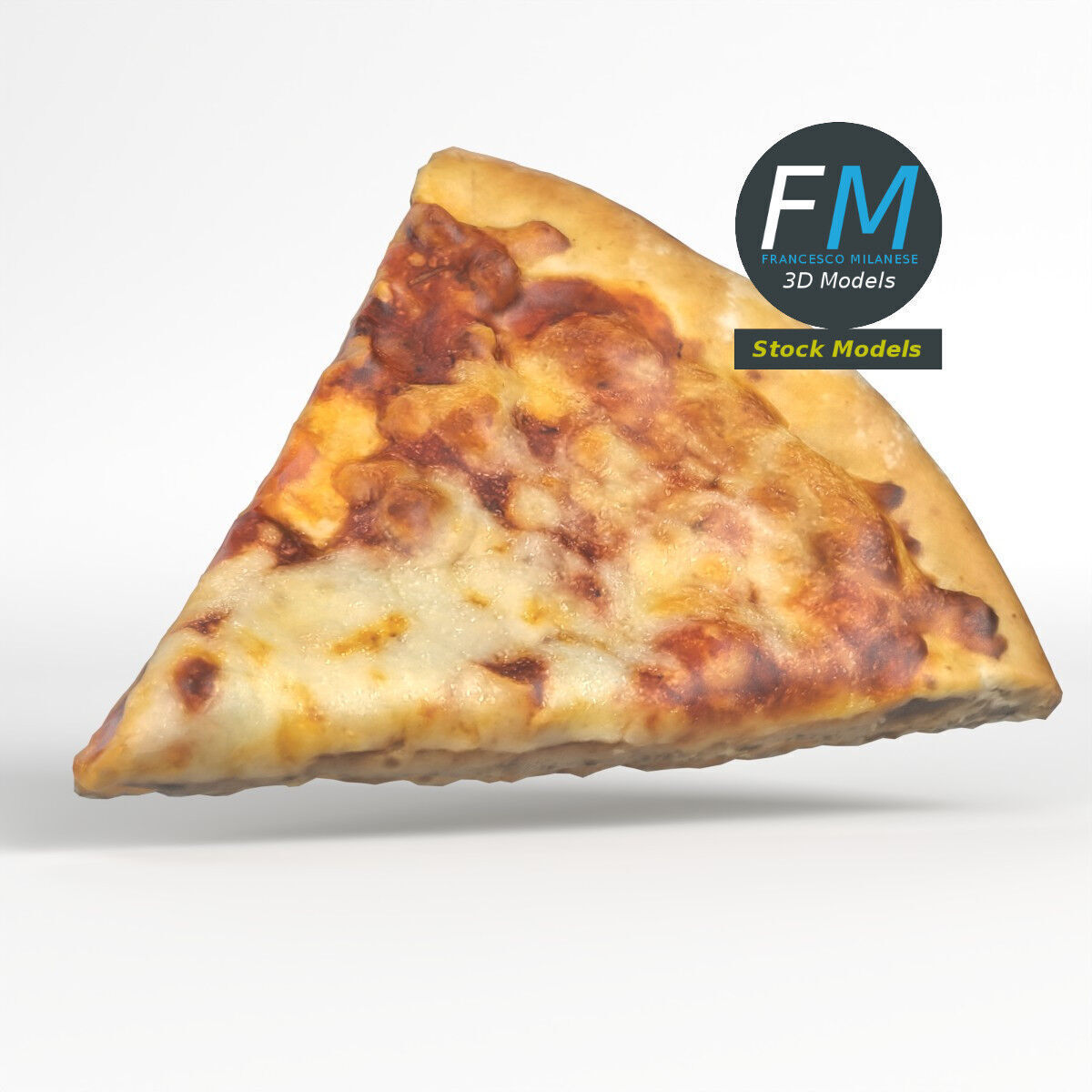 Pizza slice 3D model_3