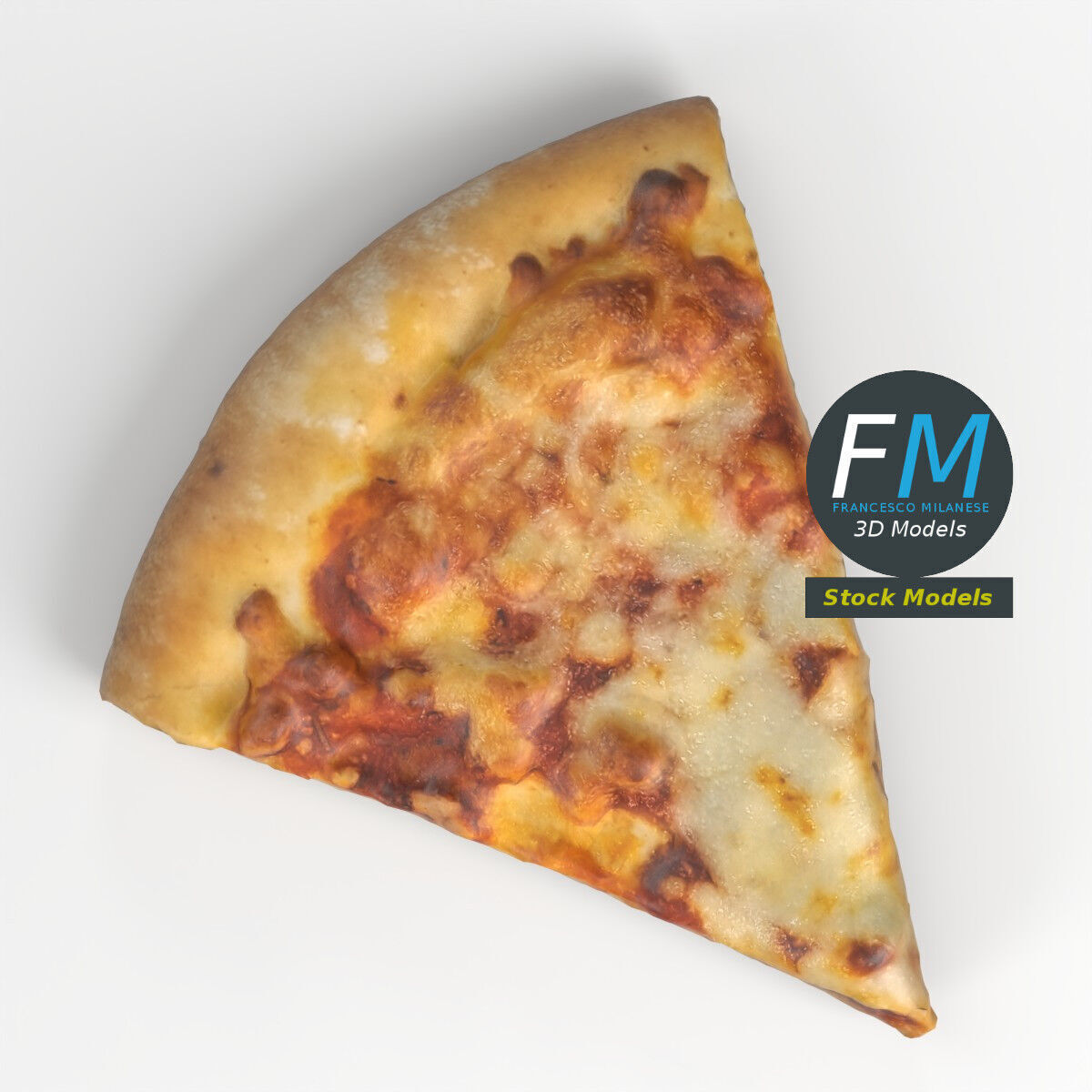 Pizza slice 3D model_6