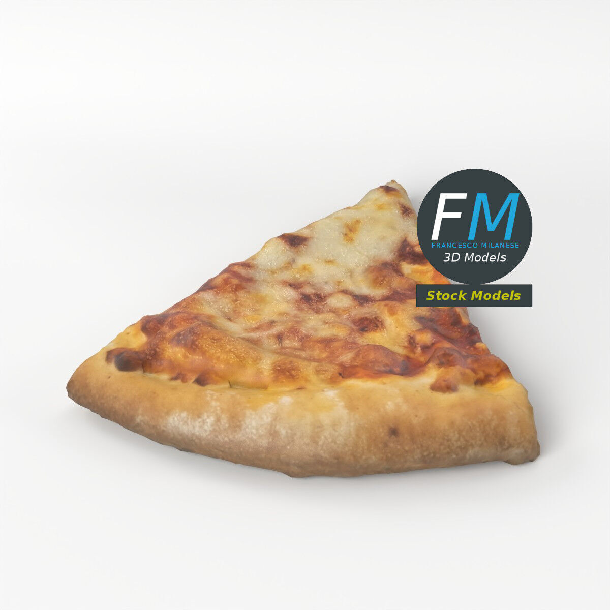 Pizza slice 3D model_5