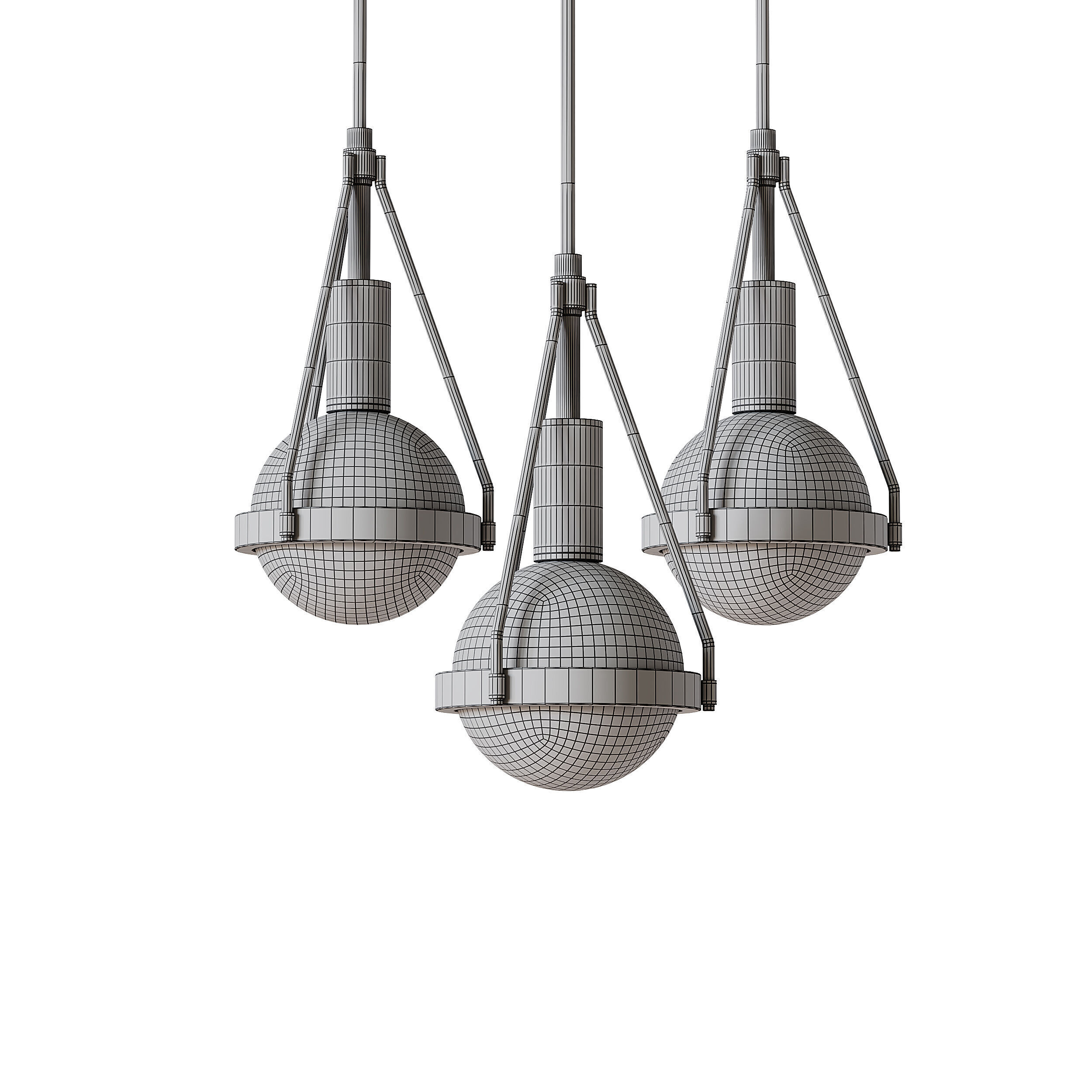 Pendant lamp EAST 3D model_13
