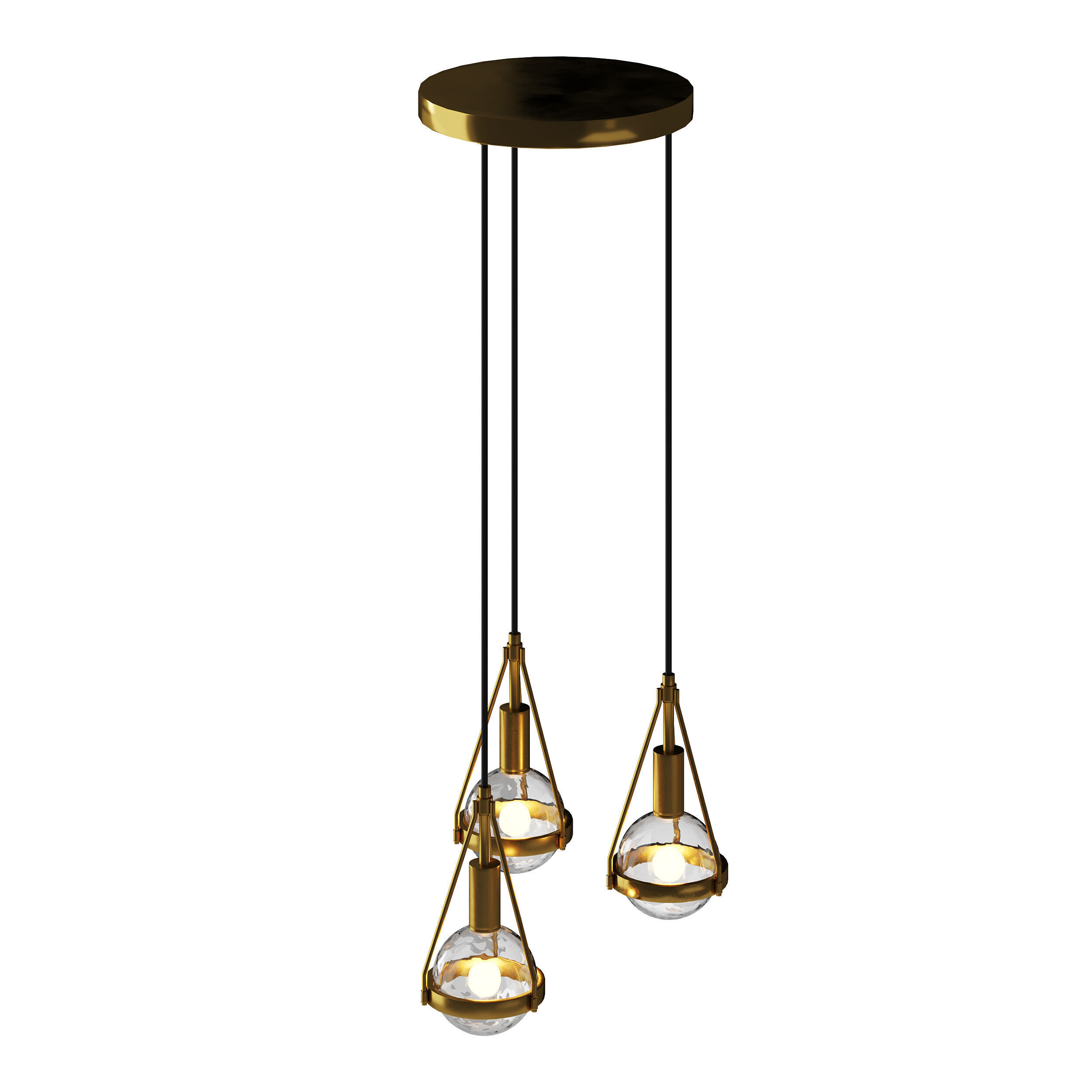 Pendant lamp EAST 3D model_4