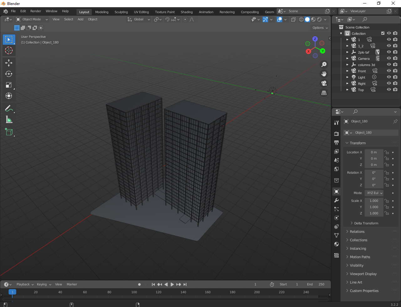 Lake Shore Drive Mies Van Der Rohe 3D model_10