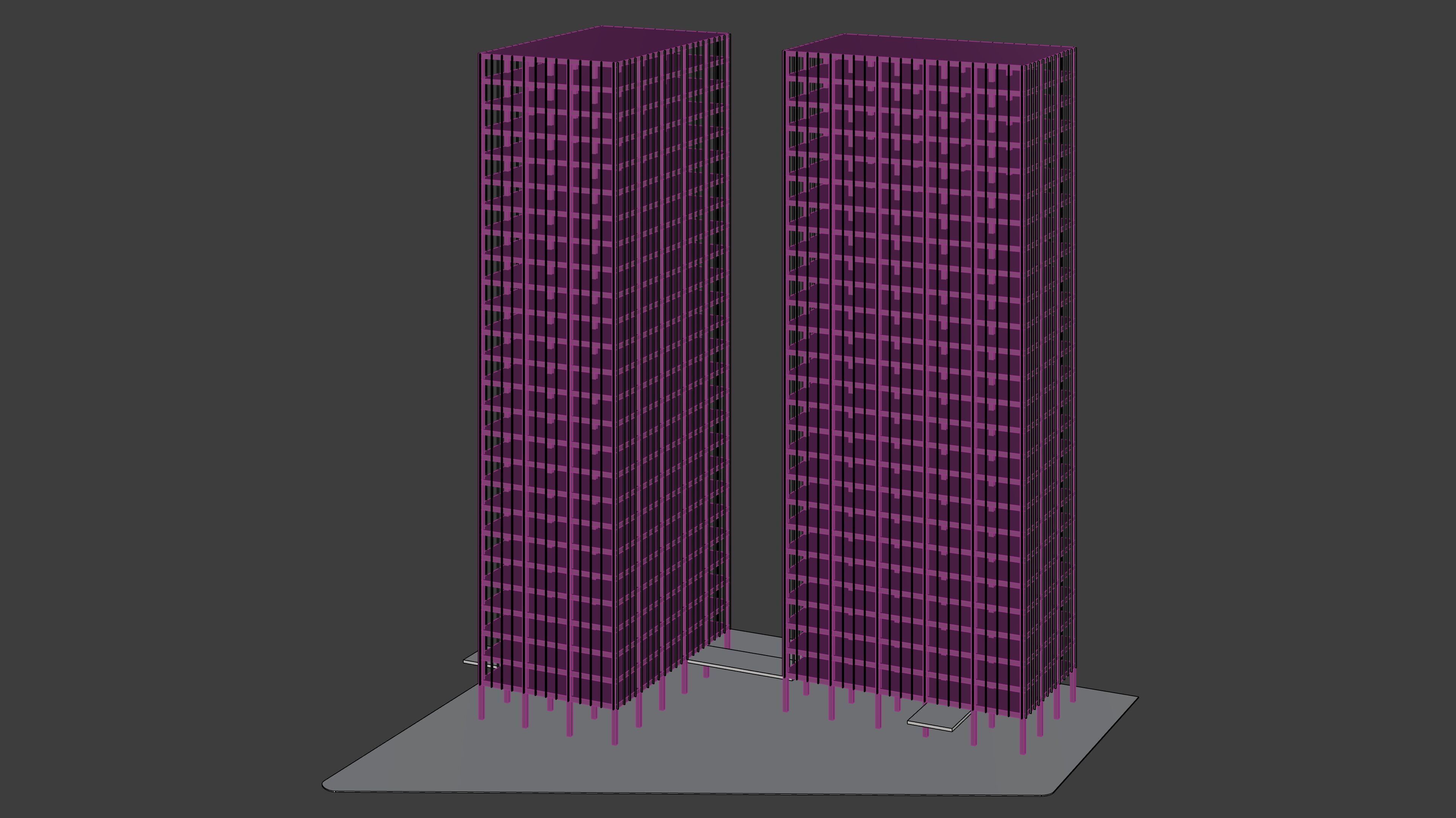 Lake Shore Drive Mies Van Der Rohe 3D model_6