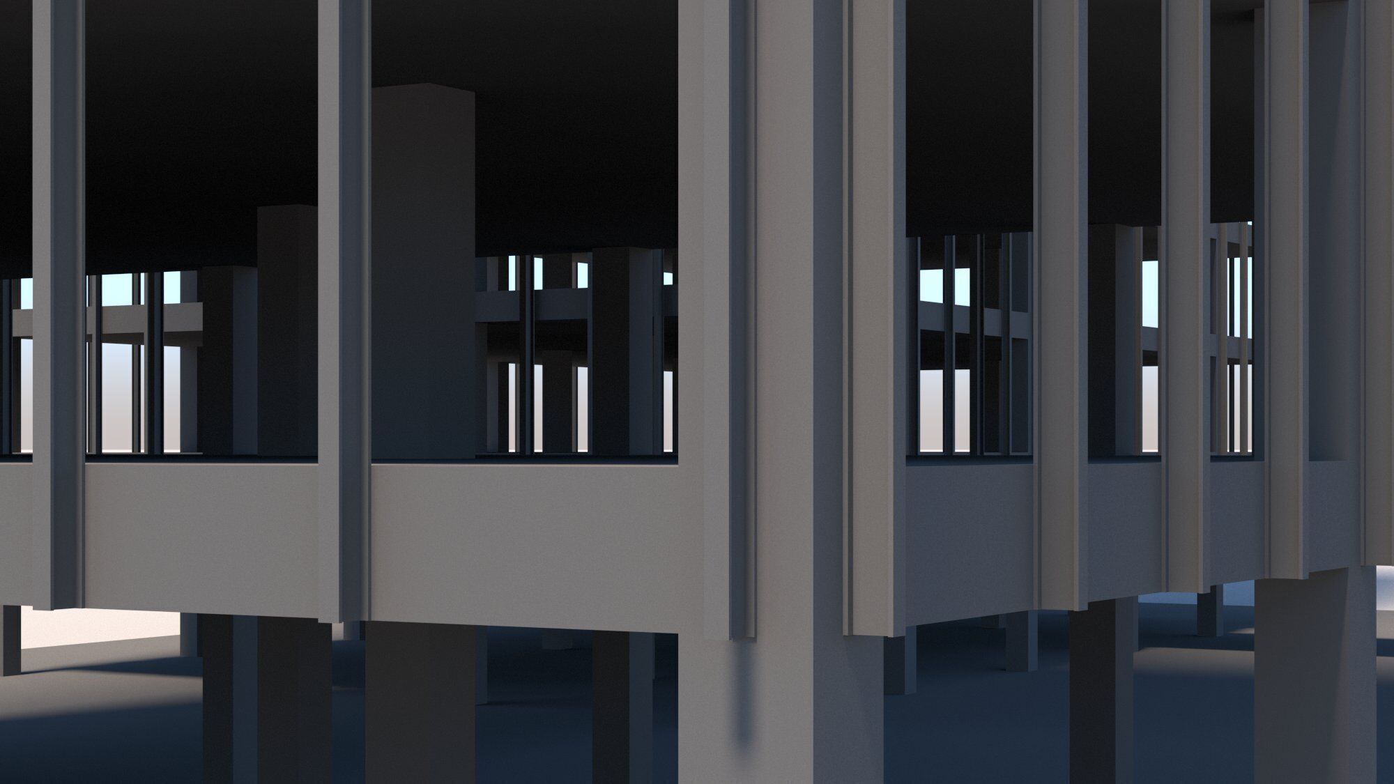 Lake Shore Drive Mies Van Der Rohe 3D model_4