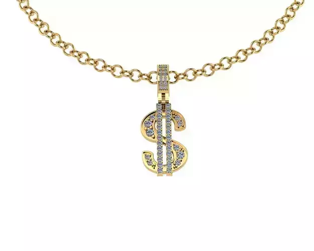  Dollar Sign Pendants