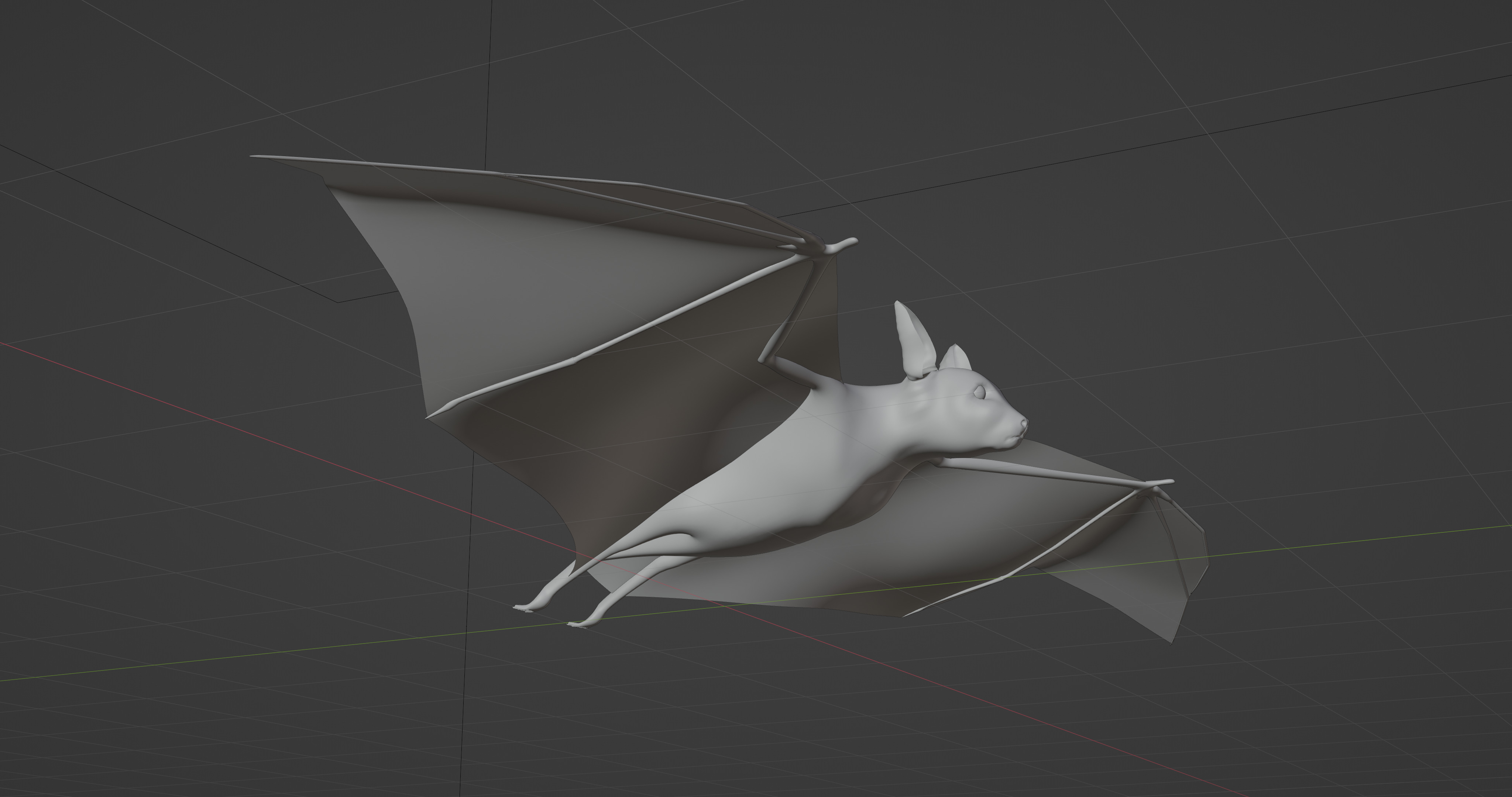 Bat - 3D Model 3D model_14