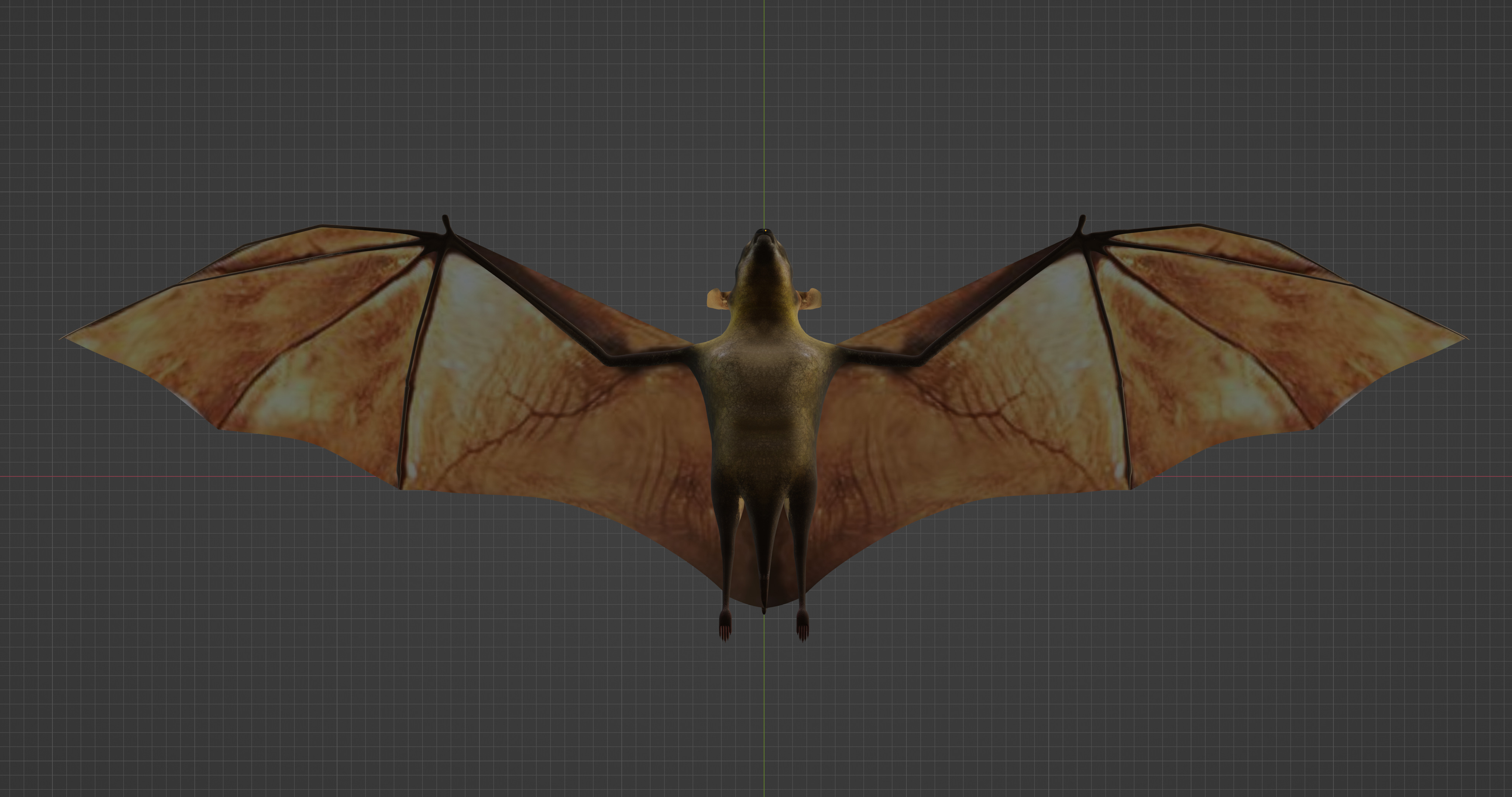 Bat - 3D Model 3D model_12