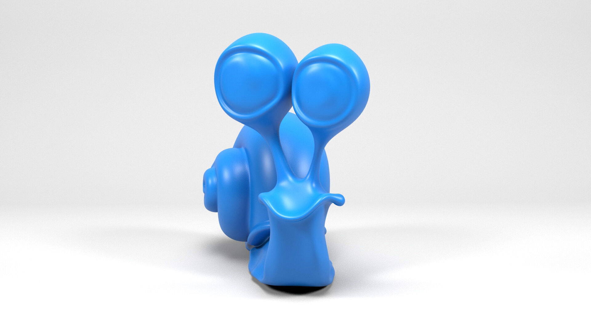 Funny snail 3D print model_3