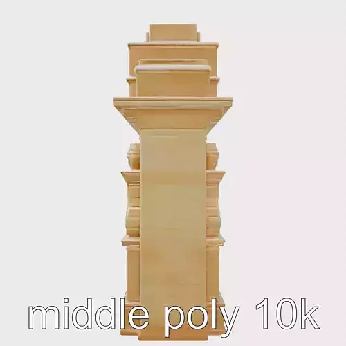 India Gate Memorial Arch New Delhi Architectural 3D Model