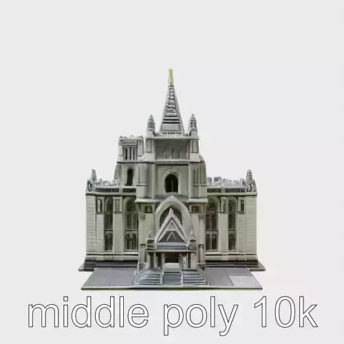 Timurid Mausoleum Architectural 3D Model