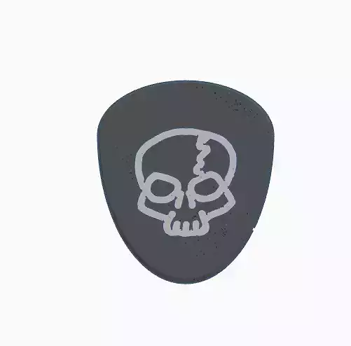 GUITAR PICK SKULL