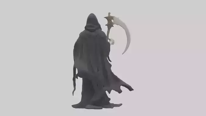 Grim reaper skeleton model