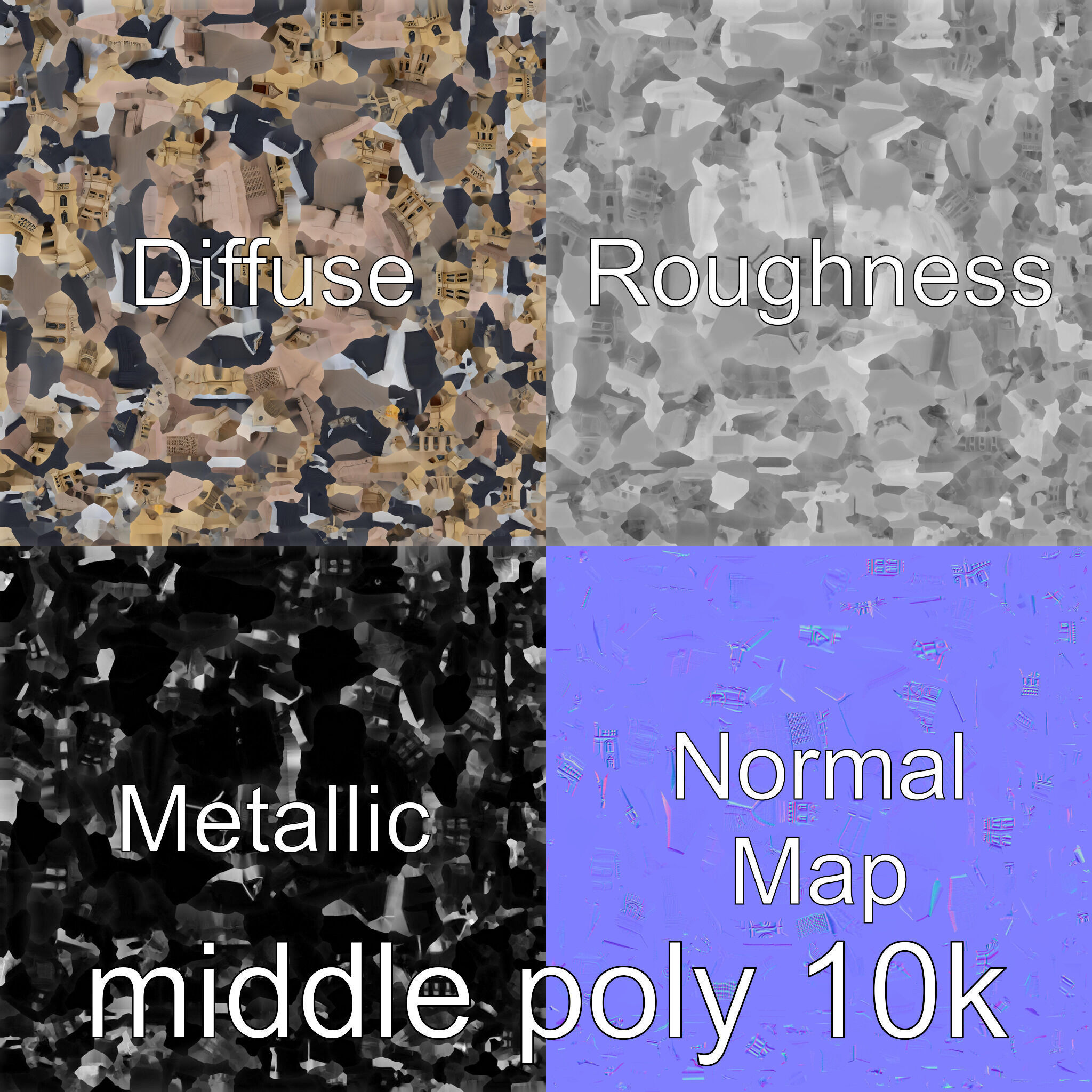 Santiago de Compostela Cathedral Architectural Model Low-poly 3D model_28