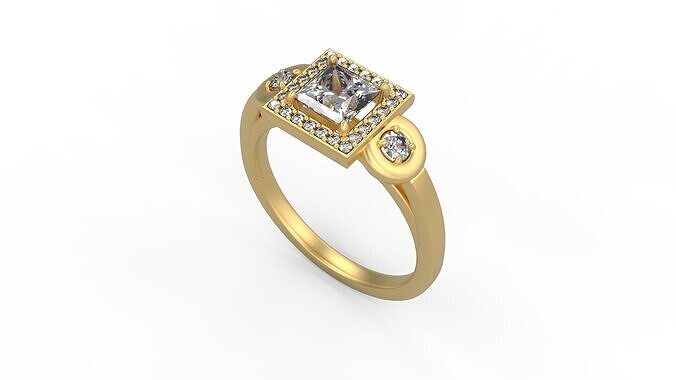 Women Solitaire 4311 3D print model