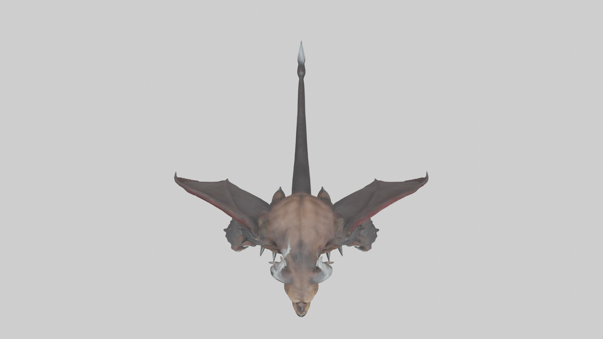 Grizzly Demon model Low-poly 3D model_14