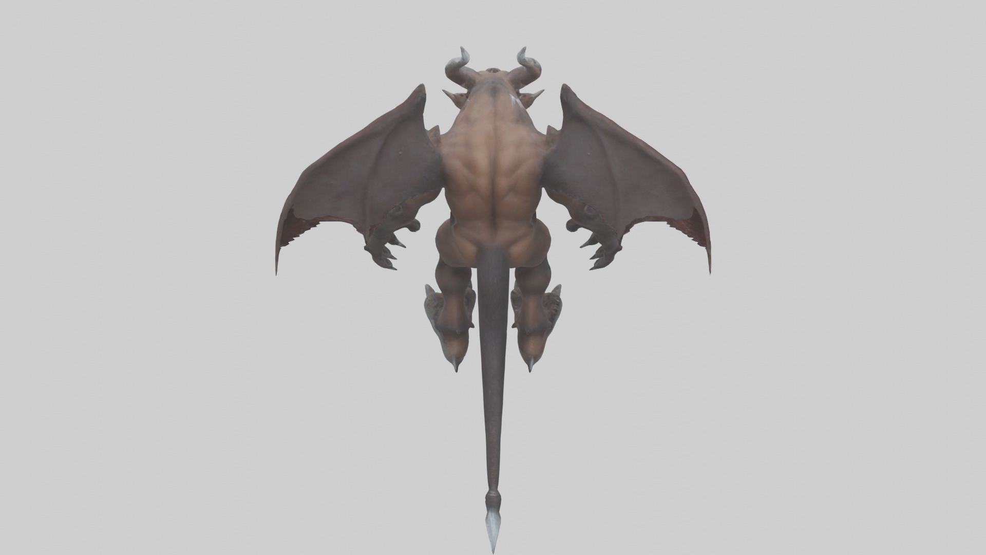 Grizzly Demon model Low-poly 3D model_15