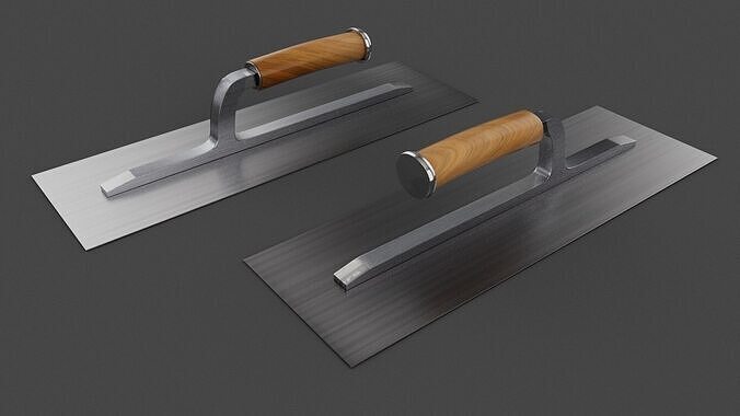 Plastering Trowel 3D model Low-poly 3D model
