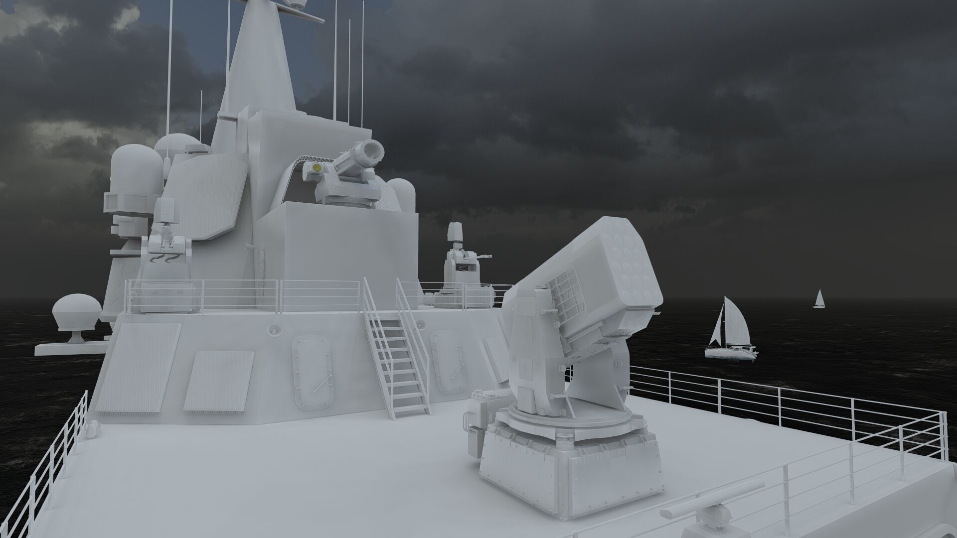 HEAVY NAVY FRIGATE 3D model_33