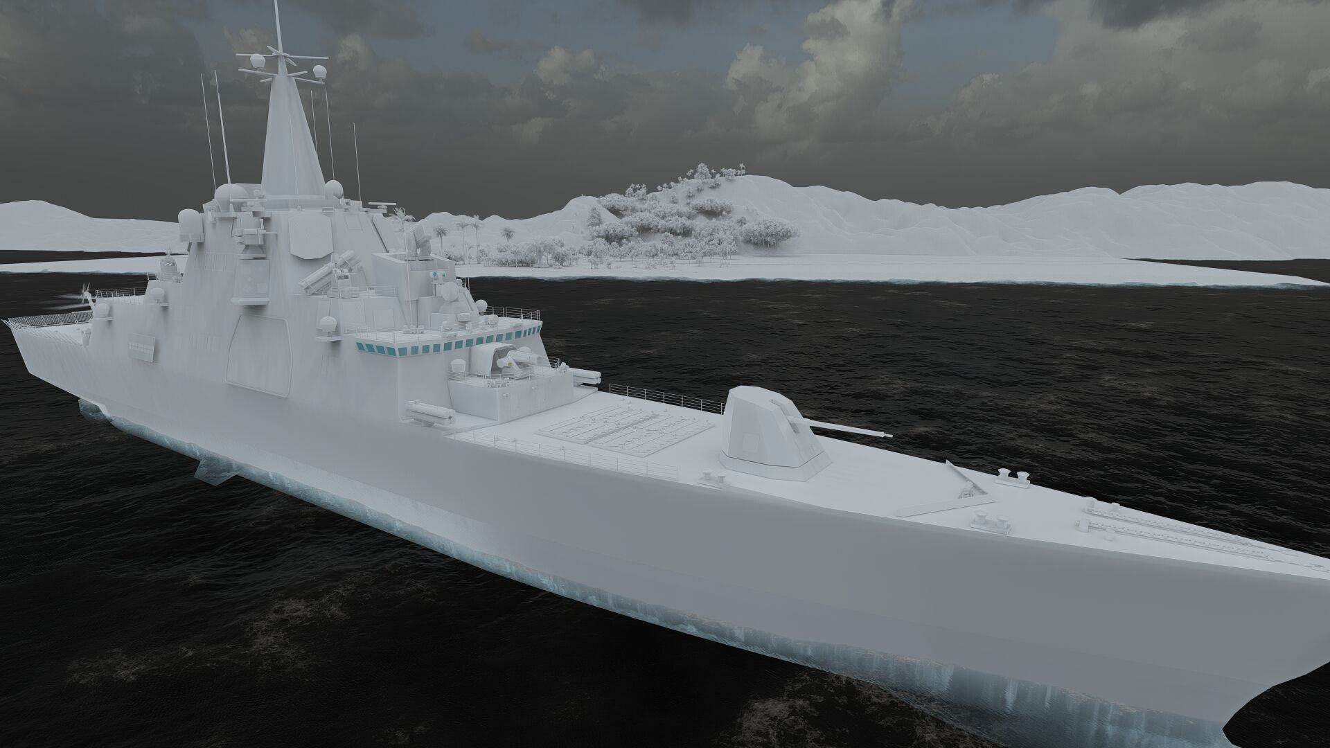 HEAVY NAVY FRIGATE 3D model_26