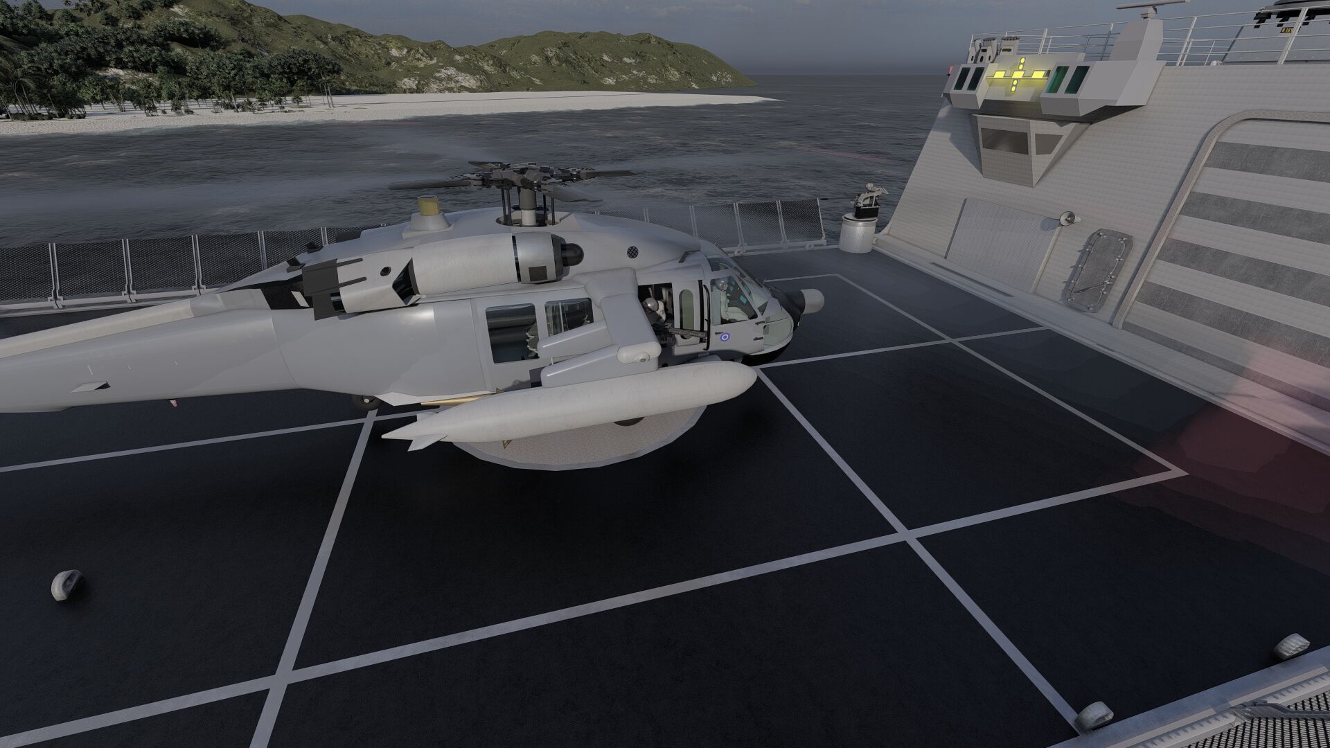 HEAVY NAVY FRIGATE 3D model_13